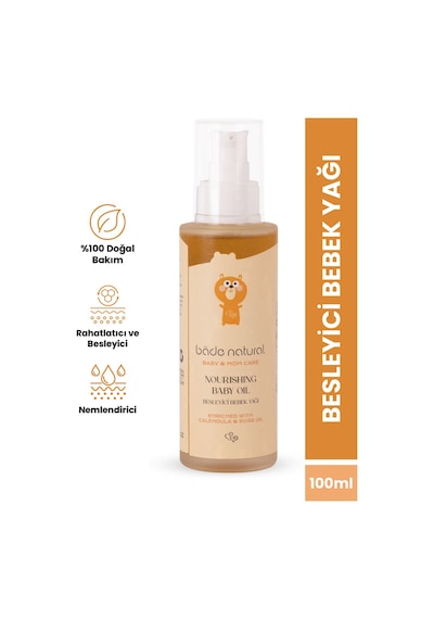 Bade Natural Besleyici ve Rahatlatıcı Bebek Yağı 100 ml