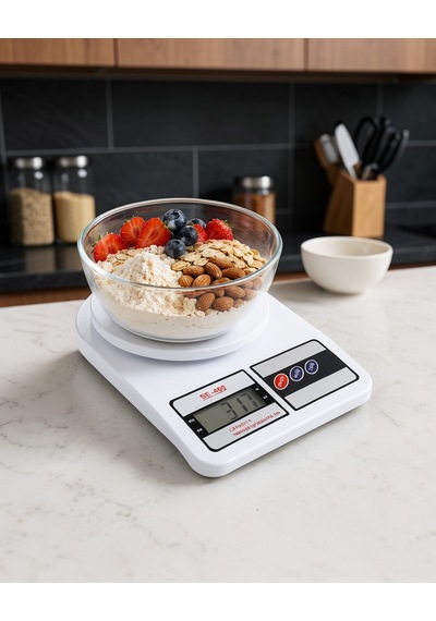 Dijital Mutfak Tartısı 10 Kg Kapasiteli Net Lcd Ekranlı Uuczhassastartı3-1