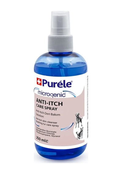 Purele Itching Kedi Ve Köpekler İçin Kaşıntı Koruyucu Sprey 250ml