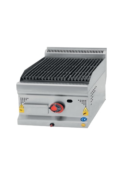 Karacasan Endüstriyel 40 Cm 600 Seri Set Üstüdoğalgazlı Lavataş Döküm Izgara