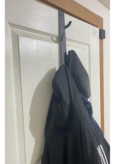 Risingmaber Metal Mat Siyah Amerikan Kapı Arkası Dikey Kapı Arkası Askılık Organizer Askılık Ve Banyo Kapı Ar Diğer