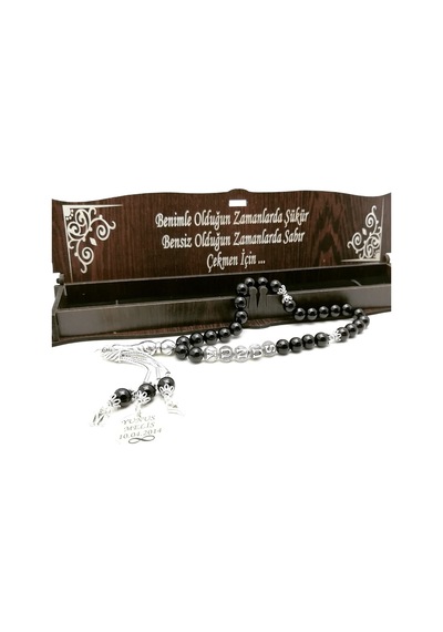 Oniks Doğal Taş Tesbih N11.10119