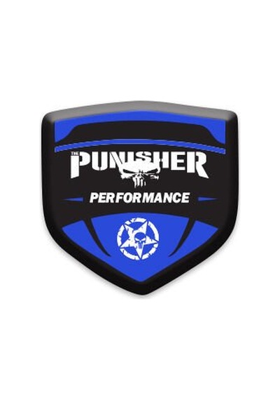 Punısher Tasarımlı Grenaj-siperlik Damla Sticker Diğer