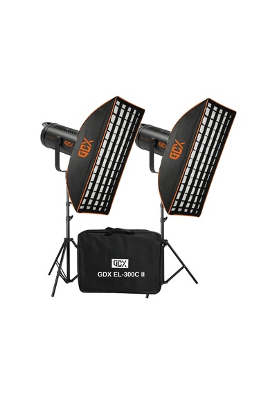 Gdx El-300c Iı Video Ve Fotoğraf Sürekli Işık İkili Set