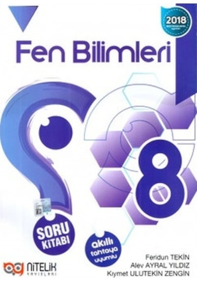 8. Sınıf Fen Bilimleri Soru Kitabı  -  Alev Ayral Yıldız  -  Nitelik Yayınları