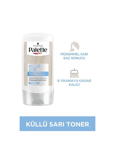 Palette Toner Küllü Sarı150 Ml