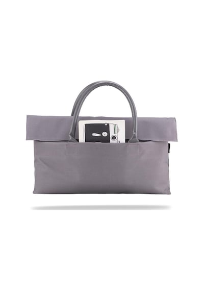 Classone Byn-el004 Wtxpro Su Geçirmez Kumaş 13-14 İnch Bayan Laptop, Notebook, Apple Uyumlu MacBook Air El Çantası- Tote Bag - Gri