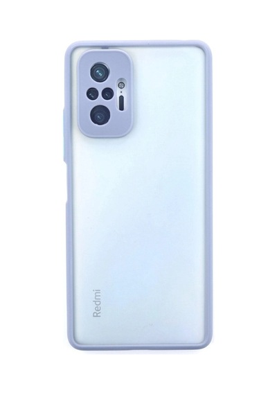 Xiaomi Redmi Note 10 Pro Kılıf Montreal Silikon Kapak - Gri Çokrenkli