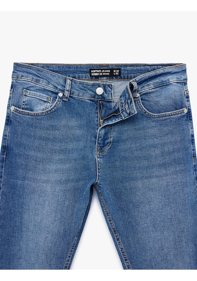 Koton Normal Bel Pamuklu Skinny Jean Pantolon - Michael Jean Orta İndigo 6sam40168nd İndigo Koton Normal Bel Pamuklu Skinny Jean Pantolon - Michael Jean Orta İndigo 6sam40168nd İndigo