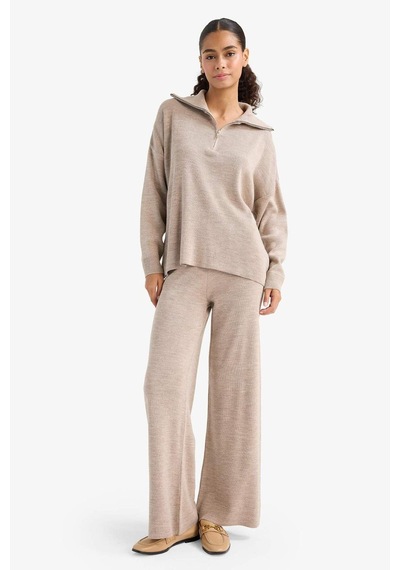 Defacto Wide Leg Pantolon F2918ax25aubg369 Bej