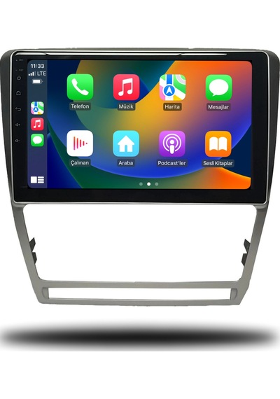 Skoda Octavia 2007-2012 8+256 Gb Premium Ekran Android Carplay Multimedya Sistemi Teyp Yazılımsal 9"