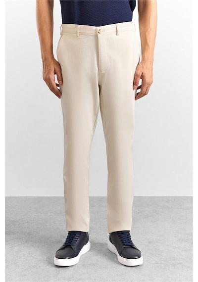 Süvari Taş Regular Düz Armürlü Normal Bel Casual Pantolon Spn2016600004-s01