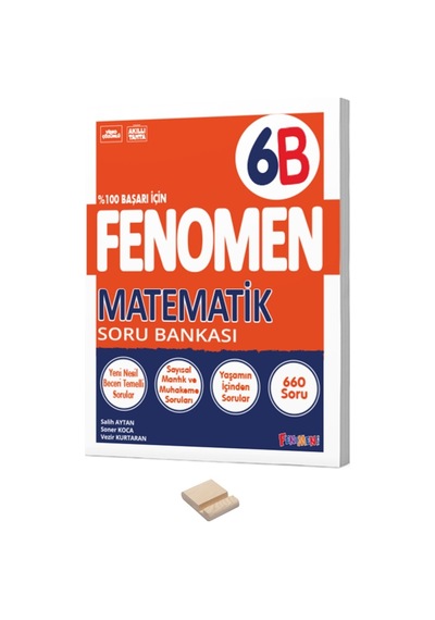 6. Sınıf Matematik B Soru Bankası Ve Telefon Standı