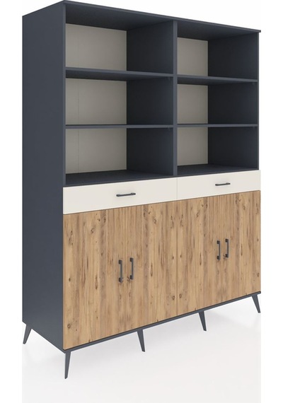 Kronos Gardrop 10 Raflı 2 Çekmeceli 4 Kapaklı 176x59x221 Antrasit-çam/aytaşı Çam/aytaşı Kronos Gardrop 10 Raflı 2 Çekmeceli 4 Kapaklı 176x59x221 Antrasit-çam/aytaşı Çam/aytaşı