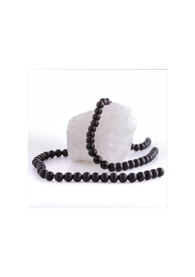 10 Mm Mat Onix Taşı - Siyah N701