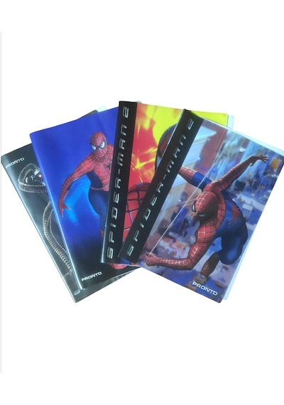 Pronto Spider Man A5 Geçmeli Defter Kabı 5'li
