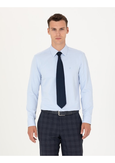 Pierre Cardin Erkek Açık Mavi Gömlek Basic 50277778-vr003 Açik Mavi