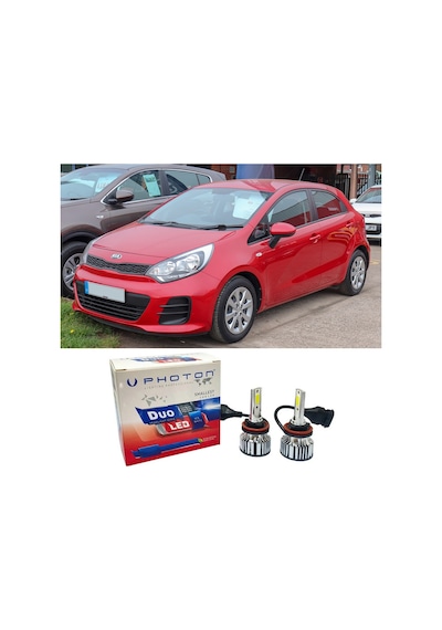 Kia Rio Sis Far Ampulü H11 Duo Yeni Seri Beyaz 2011-2017
