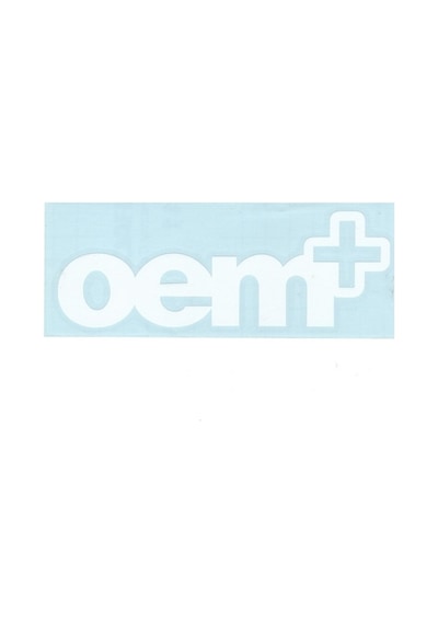 Oem+ Sticker -Beyaz Oem Sticker 14.30 Cm ( )-
