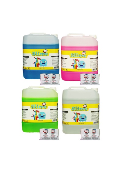 Akbel Zıp Zıp Şaka Hamuru 4 Renk 4X5 Kg + Boraks