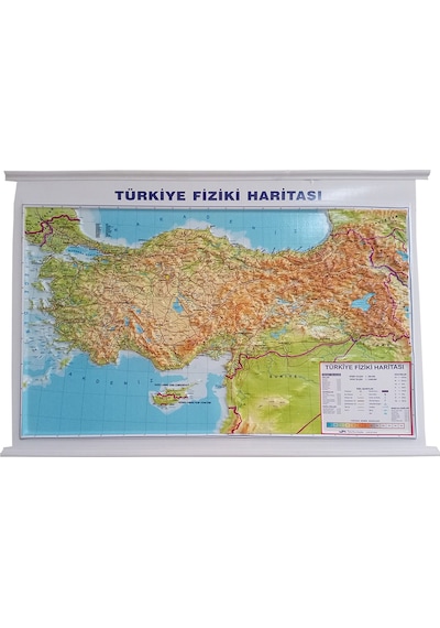 Türkiye Fiziki Haritası Kabartma Harita 50X70CM