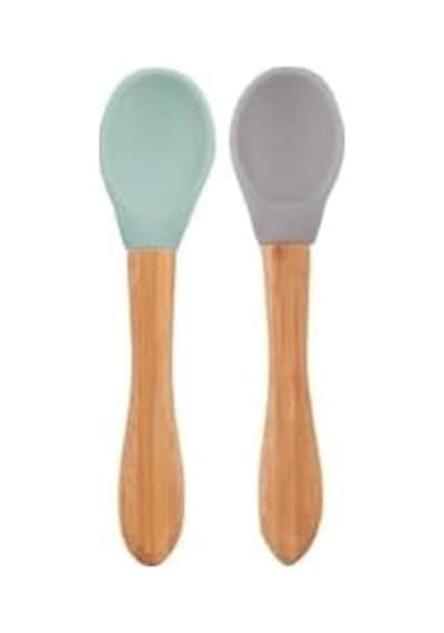 Mama Kaşığı River Green/powder Grey Açık Ahşap
