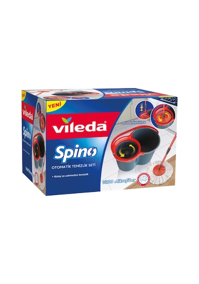 Vileda Spino Otomatik Sıkmalı Temizlik Seti Mop