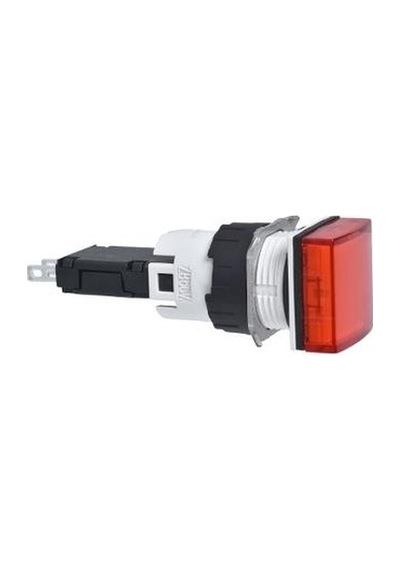 Schneider Electric Xb6cv4bb, 12...24v Entegre Led'li Kare Kırmızı Eksiksiz Pilot Işığı Ø16