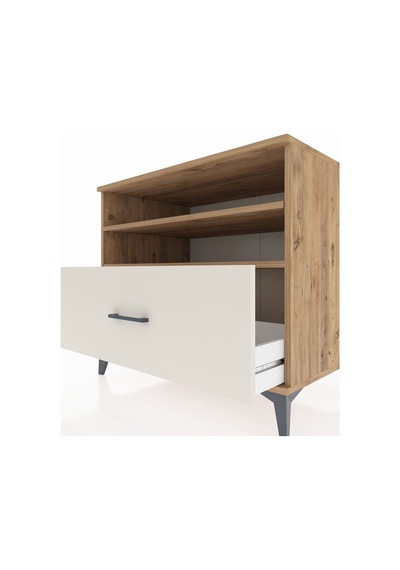 Kronos Şifonyer 2 Raflı Tek Çekmeceli 88x59x80 Çam-aytaşı Atlas Çam