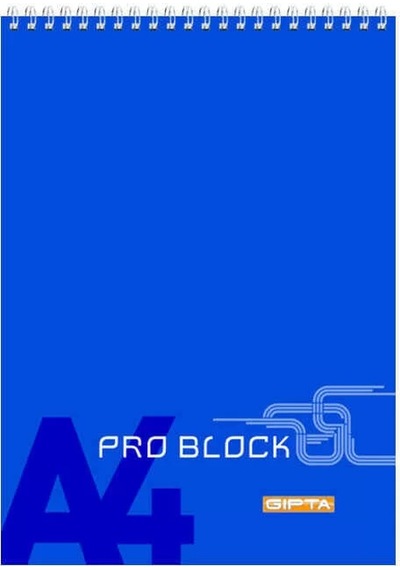 Gıpta Pro-block Spiralli Bloknot A4 Kareli 40 Yaprak 1398