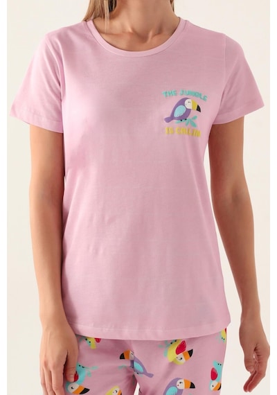 Rolypoly Roly Poly 3403 Callım Kadın Kısa Kol Pijama Takımı 001