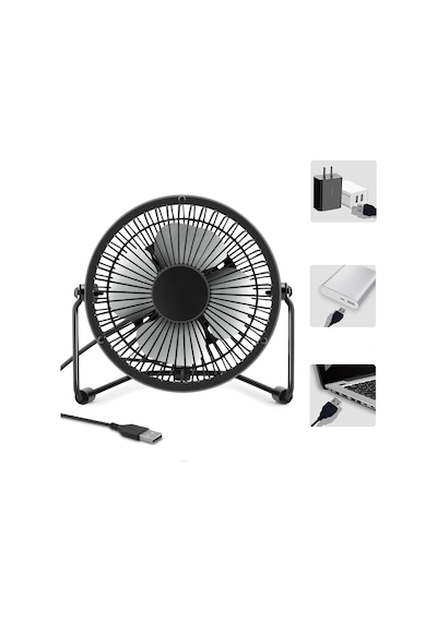 Hadron Hdx7251 Metal 8" Usb Masaüstü Taşınabilir Soğutucu Pervane (545365274)