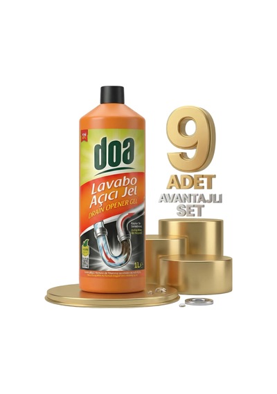 Doa Lavabo Açıcı Jel 9x1000 Ml