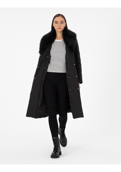Pierre Cardin Kadın Siyah Kaban 50290313-vr046 Siyah