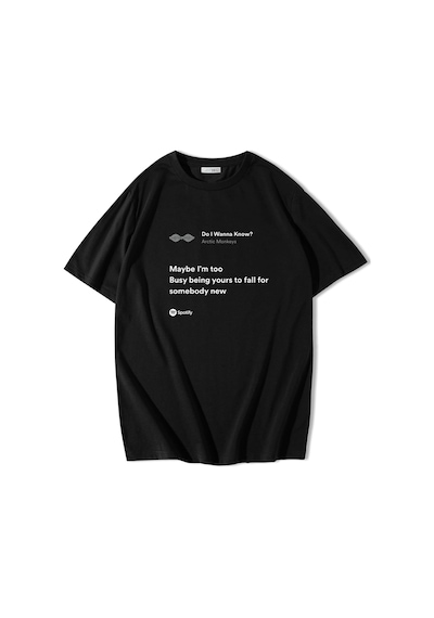 Brz Collectıon Brz Collection Unisex Oversize Arctic Monkeys - Do I Wanna Know T-shirt Siyah