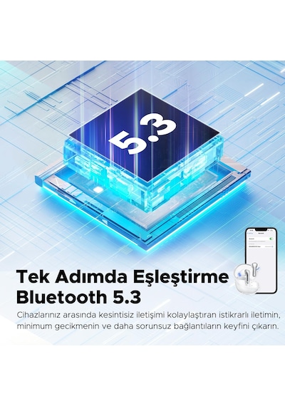 Soundpeats Clear Bluetooth 5.3 Kulak İçi Kulaklık