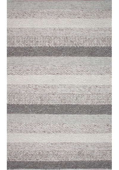 Eko Halı Jade Langdon Natural Naturel Kazak Örgü Desenli El Dokuma Örgü Halı - 170X240