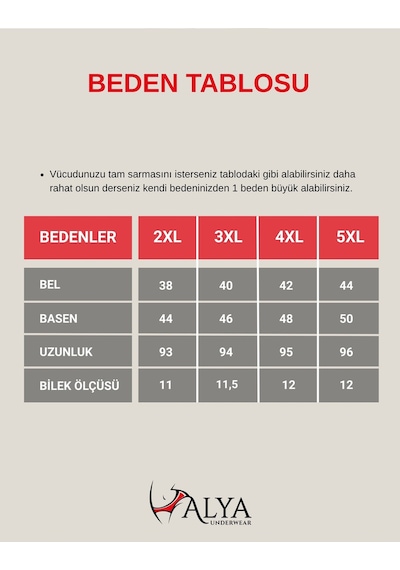 Alya Underwear Büyük Beden Tayt Dalgıç Kumaş Yüksek Bel SiYAH