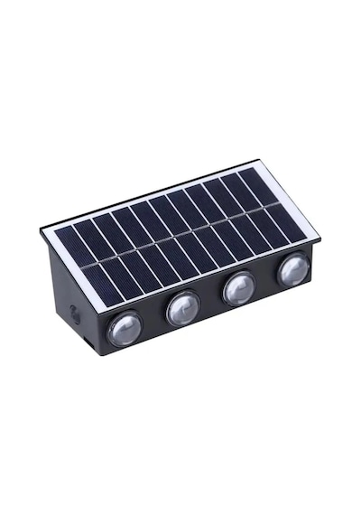 Cata Ct-8010 20w Güneş Enerjili Solar Led Aplik Dış Mekan Ip65 Duvar Lambası Günışığı 3200k