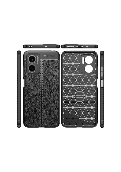 Xiaomi Redmi Note 11e Kılıf Deri Tarzı Niss Silikon Case Kapak