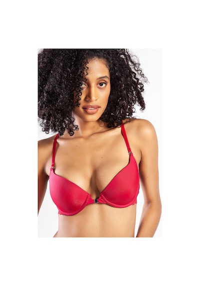 Lenaca Githa Foam Cup Push Up Bra,şarap Renk Straplez Konforlu Ve Şık Sütyen Çok Renkli