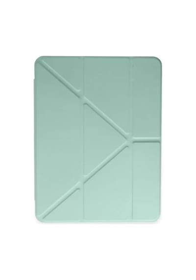 Newface Apple İpad Uyumlu 10.2 8.nesil Kılıf Kalemlikli Mars Tablet Kılıfı - Açık Yeşil
