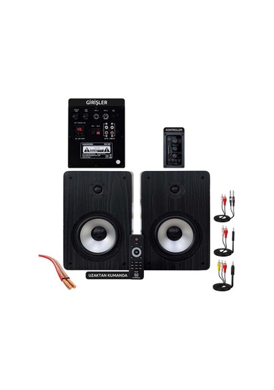 Midex Wizard Paket-6 Stüdyo Ekipmanları Seti Monitör Mikrofon Ses Kartı Kulaklık Midi Klavye