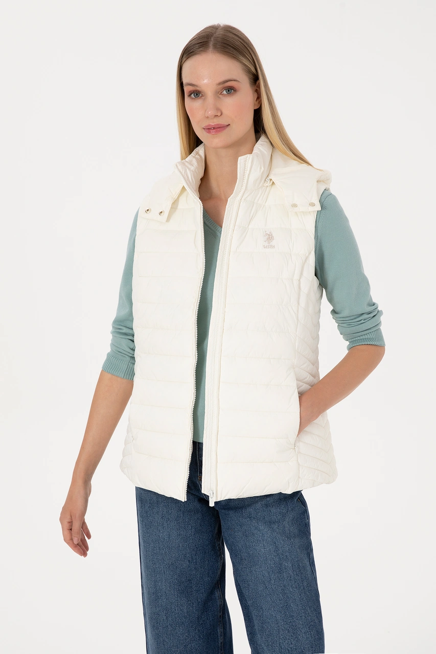 U.s. Polo Assn. Kadın Yelek Dokuma 50307992-vr256 İnci