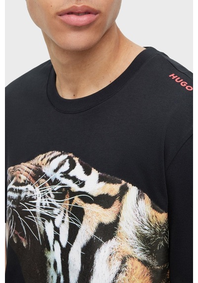 Hugo Erkek T Shirt 50494577 001 Siyah