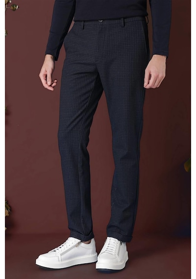 Efor P 1141 Slim Fit Lacivert Klasik Pantolon Lacivert