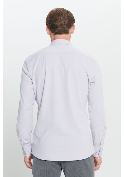AC&Co / Altınyıldız Classics Erkek Grı Comfort Fit Geniş Kesim Düğmeli Yaka Pamuklu Gömlek Gri AC&Co / Altınyıldız Classics Erkek Grı Comfort Fit Geniş Kesim Düğmeli Yaka Pamuklu Gömlek Gri