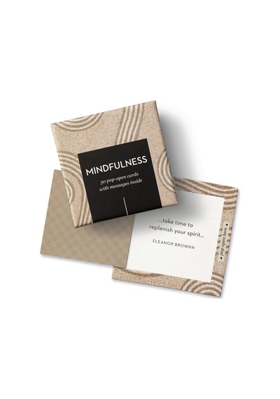Thoughtfulls Pop-open Kartlar - 4'lü Minnettar Paket, Niyetle Yaşa, Farkındalık, Carpe Diem - 120 Açılır Kart, Her Biri İçinde Farklı Bir Mesaj Var
