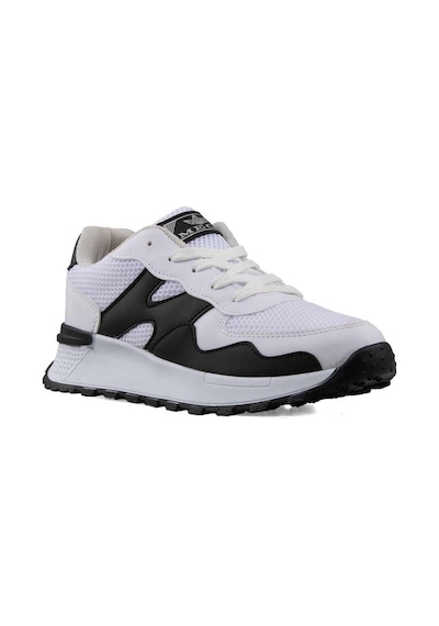 Tarzbu Mega Ortapedik Beyaz Siyah Renk Fileli Günlük Ayakkabı Sneakers Beyaz - Siyah Tarzbu Mega Ortapedik Beyaz Siyah Renk Fileli Günlük Ayakkabı Sneakers Beyaz - Siyah