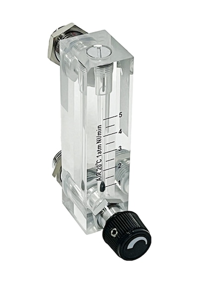 Debimetre - Ayar Vanalı -debi Ölçer - Şamandıralı - Lzm Gaz 1 - 5 L/dk